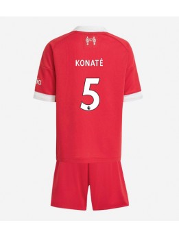 Liverpool Ibrahima Konate #5 Dječji Domaci Dres kompleti 2025-26 Kratak Rukavima (+ kratke hlače)